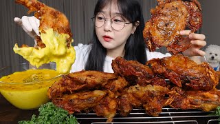 바삭한 소프트쉘크랩튀김에 카레소스듬뿍🦀요리먹방 Fried Soft Shell Crabs with Curry Sauce Mukbang ASMR [upl. by Houser413]