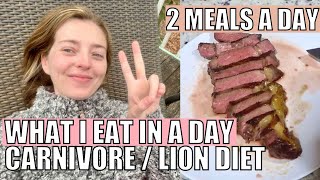 WHAT I EAT IN A DAY on the Lion Diet  Low Histamine CARNIVORE DIET Meals [upl. by Bambie340]