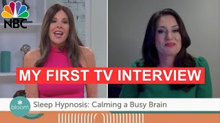 Uncovering My Hypnotherapy Journey First TV Interview Exclusive on NBC Bloom TV [upl. by Akanke]