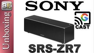 Sony SRSZR7 WiFi Chromecast speaker home automated audio first impressions [upl. by Wandie]