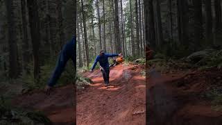 Trail Builder POV Your berms must be perfect mtb trailbuilding [upl. by Marielle]