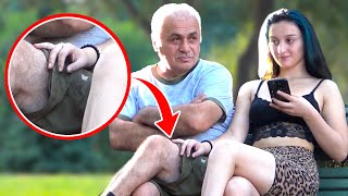 🔥Extreme TOUCHING Prank Teen girl and old man  Best of Just For Laughs 😲🔥💃 [upl. by Atinauq568]