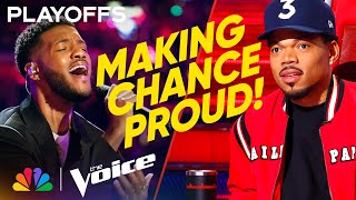 Ray Uriel Performs quotEssencequot by Wizkid ft Tems  The Voice Playoffs  NBC [upl. by Aleciram472]