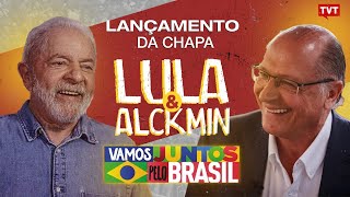 AO VIVO  Lançamento da précandidatura de Lula e Alckmin à presidência [upl. by Ecneralc]