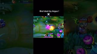 Bro To dangerous Argus ☠️ aldous argus franco mobilelegends mlbb shorts shortsfeeds short [upl. by Noevart]