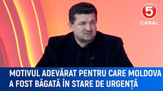 Motivul adevărat pentru care Moldova a fost băgată în stare de urgență [upl. by Dlnaod]