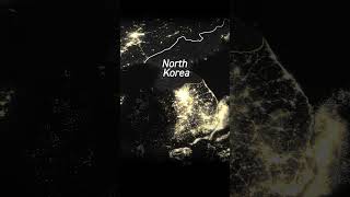 The Korean Peninsula at Night [upl. by Jobye]