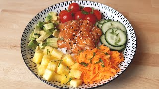 Poke bowl au saumon 321 [upl. by Benedetta]