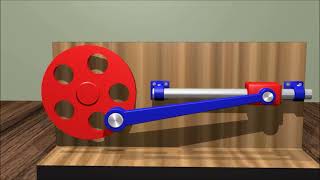 Crank slider mechanism [upl. by Karolyn]