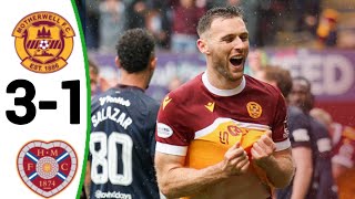 Motherwell vs Hearts 31 Yutaro Oda Goal  All Goals and Extended Highlights [upl. by Matty]