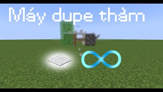 How to Make a Carpet Dupe Machine Carpet Farm in Minecraft  Hapkvn [upl. by Solberg]