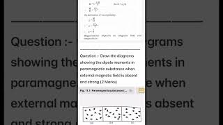Curie Law and diagrams showing paramagnetic substances when magnetic field is strong amp weak physics [upl. by Arol]