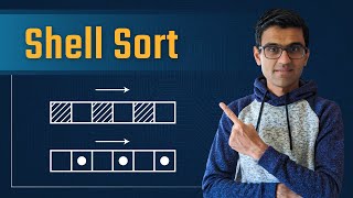 Shell Sort  Data Structures amp Algorithms Tutorial Python 18 [upl. by Nodaj]