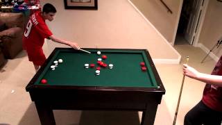 Bumper Pool Game 2 Matt vs Will [upl. by Goldy912]