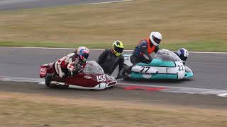 Classic Sidecar Racing from Snetterton 3rd September [upl. by Yllac]