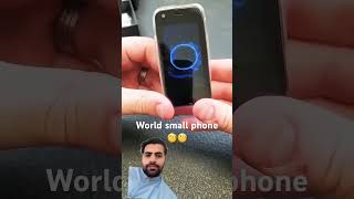 World smallest phone smartphone mrfactician tech technology mrfacmo gadgets unboxing [upl. by Wynne694]