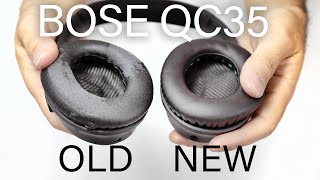 BOSE QC35 純正イヤーパッド交換 やり方解説 i amp ii 共通 [upl. by Ibba337]