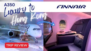 Stunning Finnair A350 Business Class to Hong Kong [upl. by Audris]