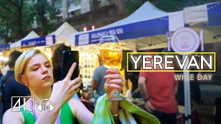 Walking Tour YEREVAN WINE DAY June 2 2023 Armenia 4K 60fps [upl. by Tyler]