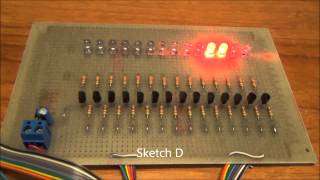 Modulo che controlla 14 LED con 6 sketch di esempio per Arduino UNO R3 [upl. by Yusem550]