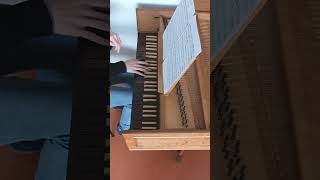 Practicing Scarlatti Sonata K3 [upl. by Trisa]