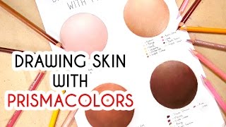 DRAWING SKIN WITH PRISMACOLORS Coloured Pencil Drawing Tutorial Episode 5 [upl. by Mccurdy]