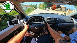 2008 Škoda Roomster 14 TDI 80HP  POV Drive [upl. by Viviyan450]