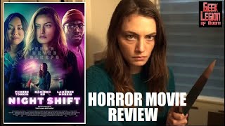 NIGHT SHIFT  2023 Phoebe Tonkin  Haunted Motel Horror Movie Review [upl. by Lubbi3]