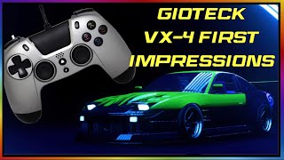 Gioteck VX4 Wired PS4 Controller Unboxing and First Impressions [upl. by Stroud]