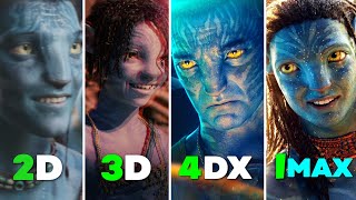 3D vs 2D vs 4DX vs IMAX 3D  Which is Best For Avatar 2  How To Watch Avatar 2 [upl. by Esaj]