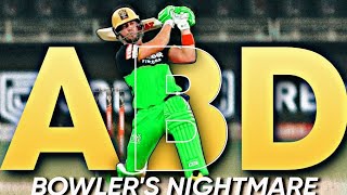 Why AB De Villiers is Bowlers Nightmare 🥵 Watch this ❤️ ABD Attitude Status ▶️ Mr360 [upl. by Meerak291]