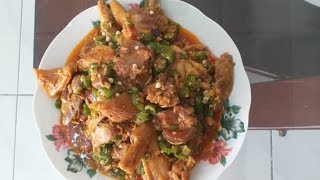 How to Cook Okro Soup Nigerian Recipes [upl. by Eiznek]