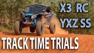 Yamaha YXZ1000R Can Am X3 RC Track Time Trials Iron Mountain [upl. by Nyladnek]