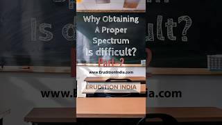 Why Obtaining A Proper Spectrum Is Difficult Part2  Experiment Demo Shorts [upl. by Coleen]