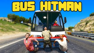 BUS HITMAN SMASHES PEOPLE IN GTA 5 RP [upl. by Oleta]