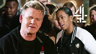 Ramsay SPEECHLESS After Chef Insults His Palate  Ramsays 24 Hours to Hell and Back [upl. by Aytnahs]