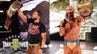 What Gargano and Ciampa unite in celebration NXT TakeOver Phoenix WWE Network Exclusive [upl. by Glenden]