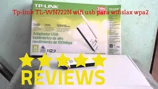 Tplink TLWN722N wifi usb para wifislax wpa2 [upl. by Virge]