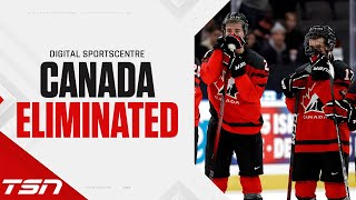 Canada Eliminated From World Juniors  Digital Sportscentre [upl. by Lyrret]