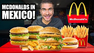 MCDONALDS EXTREME MENU IN MEXICO VS USA Its VERY Surprising  Joel Hansen [upl. by Patty]