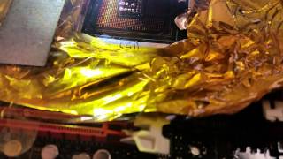 Intel LGA 1155 socket replacement Pads Cleaning part 3 [upl. by Apthorp]