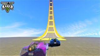 قراند 5  سباق سيارات الصاروخية ماب رائع🐸🐸 GTA Online Rocket Car Racing [upl. by Fusco]