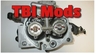 TBI mods how to get the most power and Horse Power from your TBI engine [upl. by Alliw]