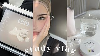 Waking Up at 4AM🎧 uni vlog business student workout routine يوم معي [upl. by Mandell]