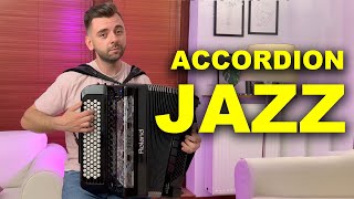 Amazing Jazz Music on Accordion [upl. by Trevethick367]