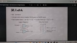 SR Latch  NOR NAND Enable implementations [upl. by Ingra]