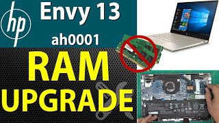 Upgrade RAM on HP ENVY 13 ah0001 Laptop 🚫 NOT POSSIBLE 🚫 [upl. by Gievlos118]