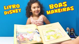 Aprendendo Boas Maneiras Livro Educativo boasmaneiras disney livros [upl. by Meit]