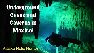 Underground Caves and Caverns in Mexico The Magic of Cenote diving [upl. by Treblig840]