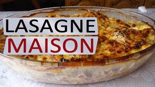 Comment faire une lasagne maison pâte et béchamel  Maman Cuisine [upl. by Annoyk]